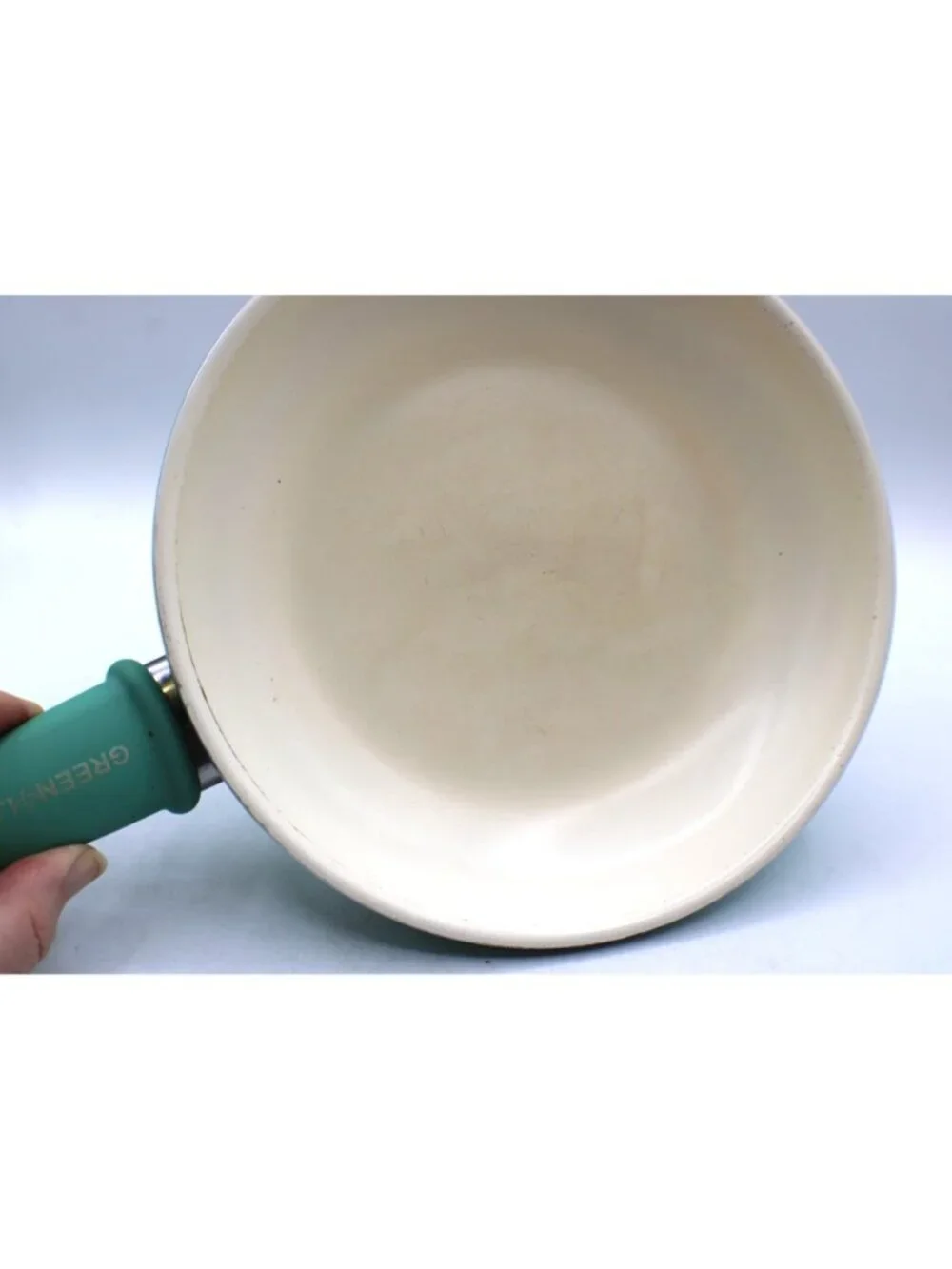 GreenLife Turquoise Ceramic Non‑Stick Frying Pan 8 in - Skillet Soft Grip Handle